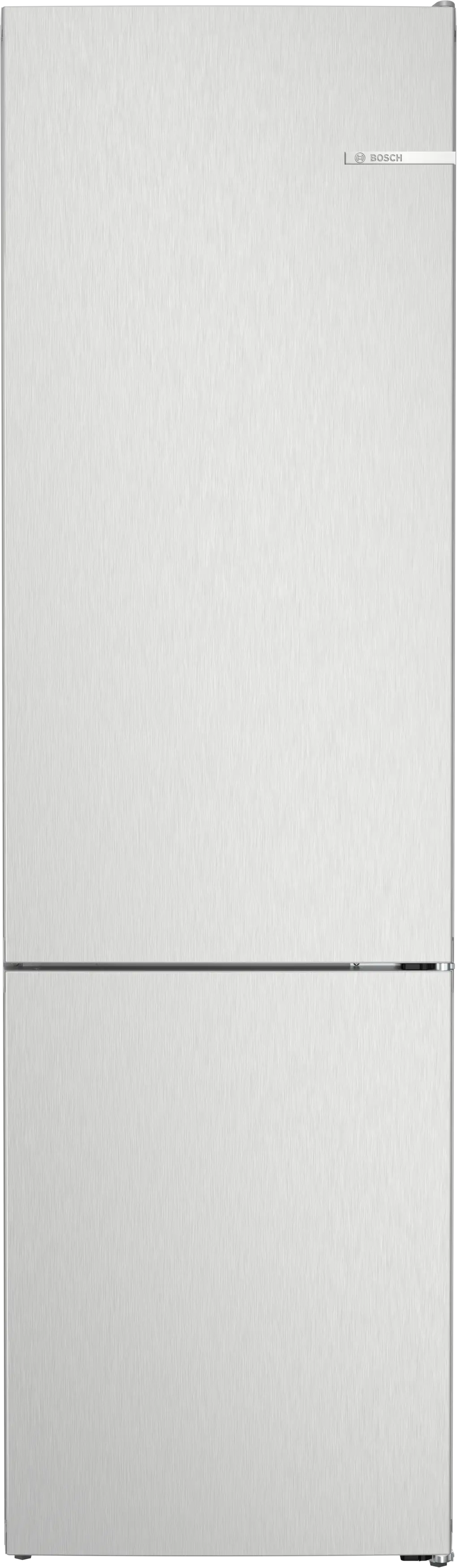 Frigorífico combi - Bosch KGN36VIED, Serie 4, Total No Frost, 186 cm, 326 l, Cajón VitaFresh, Sistema MultiAir Flow, Acero antihuellas