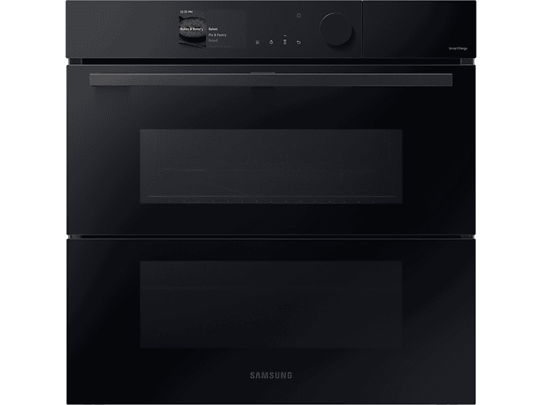 SAMSUNG Horno a vapor - Samsung NV7B6795JAK/U1 Dual Cook Steam™, Multifunción, Pirolítico, 76 l, 59.5 cm, WiFi, Puerta Fléxible, Negro