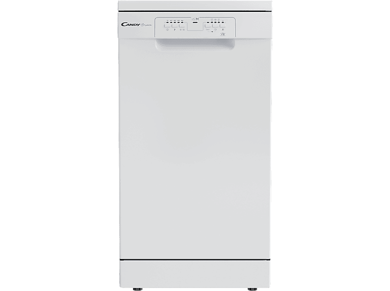 CANDY REACONDICIONADO Seminuevo Funcional Lavavajillas - Candy Brava CDPH 2L1049W-01, 10 servicios, 5 programas, 45 cm, Programa rápido 39' min, Blanco