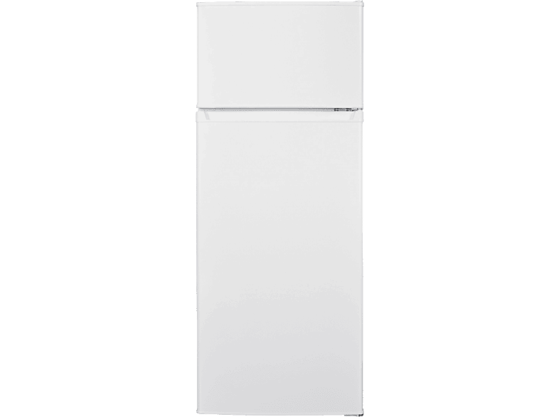 Frigorífico dos puertas - ok. OFK 471 E W, PW58BM, 142.5 cm, 206 l, Pies ajustables, Blanco