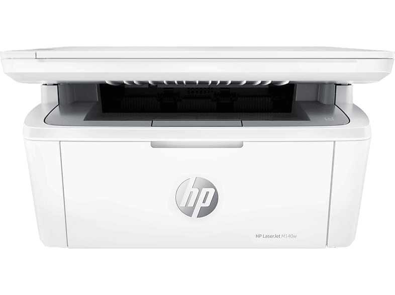 HP Impresora multifunción láser - HP M140w LaserJet, Wi-Fi Direct®, Tecnología HP Auto-On/Auto-Off, HP Smart, Blanco