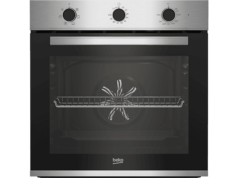 Horno - Beko BBIE12100XD, Multifunción, Hidrólisis, 66 l, 59.4 cm, Función vapor, Inox