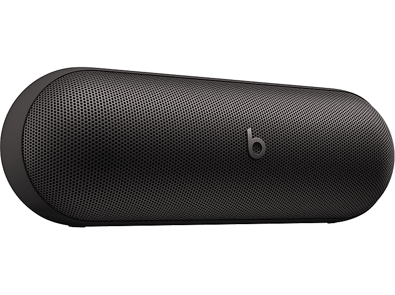 Apple Beats Pill, Altavoz Bluetooth inalámbrico, Cargador portátil USB-C, Hasta 24 horas de batería, IP67, Apple y Android, micrófono, Negro mate