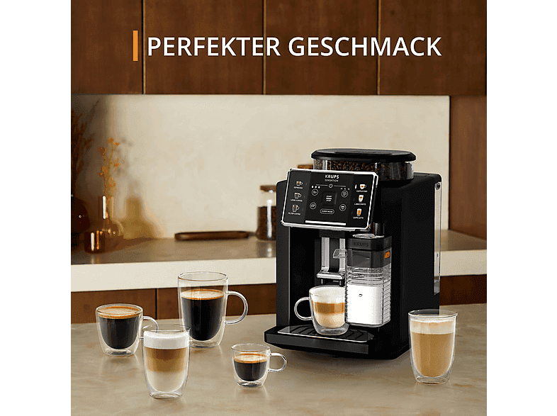 KRUPS EA9128D Sensation Milk Kaffeevollautomat Schwarz - Image 3