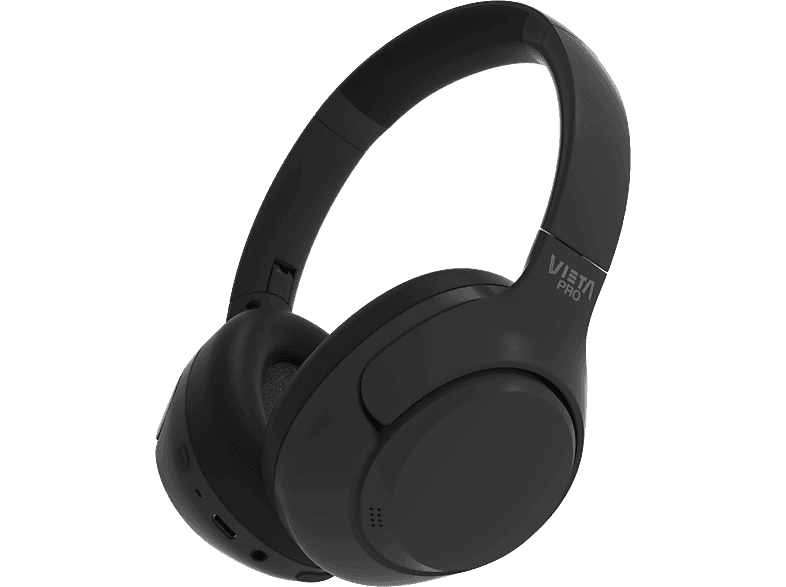 Auriculares inalámbricos - Vieta Pro Calm 2, Circumaurales, Bluetooth, Cancelación de Ruido, 60h Autonomía, Negro