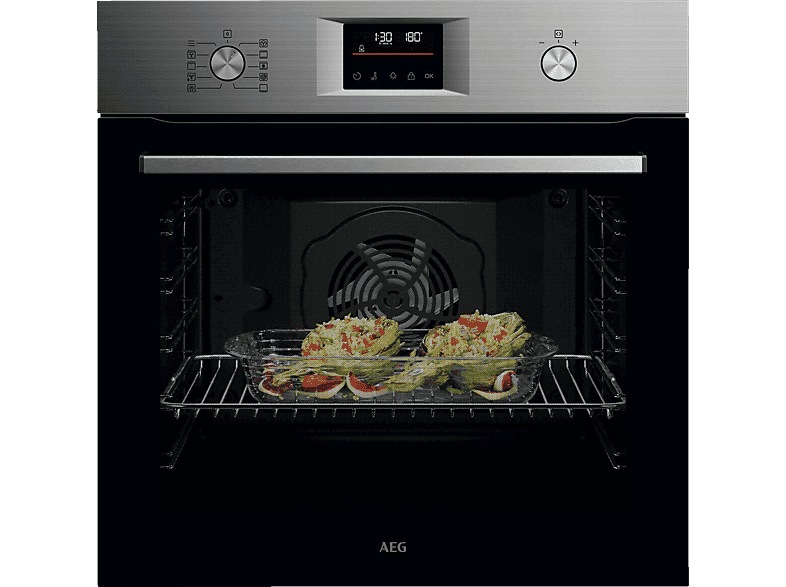 AEG AEG OU5PB40ZSM, Einbaubackofen (Einbaugerät, 72 l, 596 mm breit), Serie 5000 mit SurroundCook®