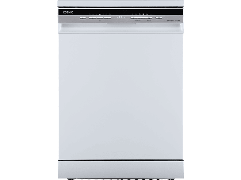 Lavavajillas - KOENIC KDW 6021-13 C FS, 14 Servicios, 8 Programas, Ancho 59.6 cm, Libre instalación, Blanco - Image 1