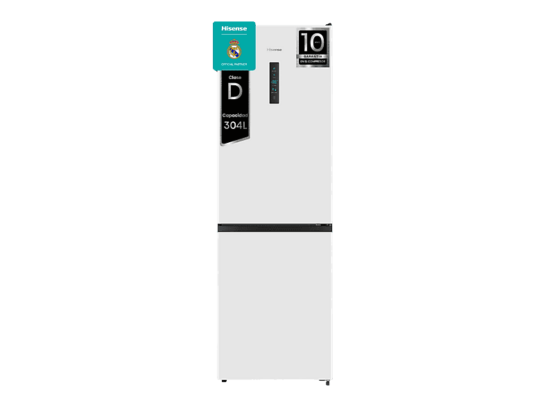 Frigorífico combi - Hisense RB390N4DWD, No Frost, 186 cm, 304 l, Multi Air Flow, Blanco - Image 1