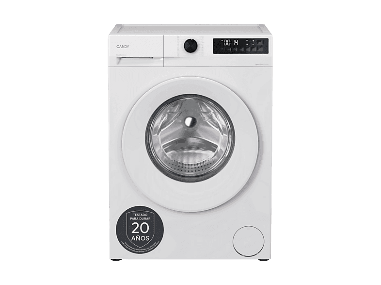 Lavadora carga frontal - Candy GD 4105-S ProWash 300, 10 kg, 1400 rpm, 16 programas, Blanco