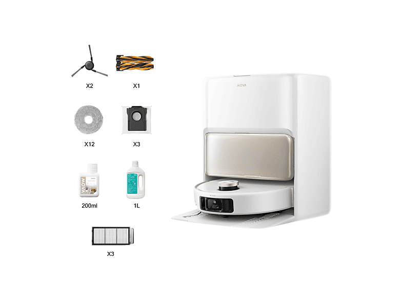 MOVA V50 Ultra Complete White Saugroboter