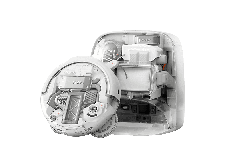 DJI DJI VC ROMO P mit Wischfunktion und transparentem Design, Saugroboter