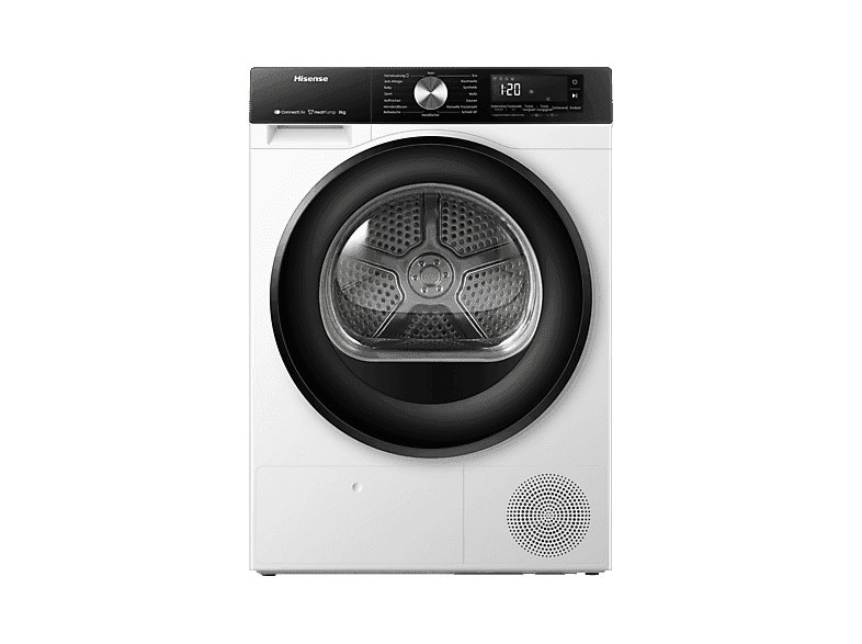 HISENSE DH3S802BW3 Wärmepumpentrockner (8 kg, Weiß)