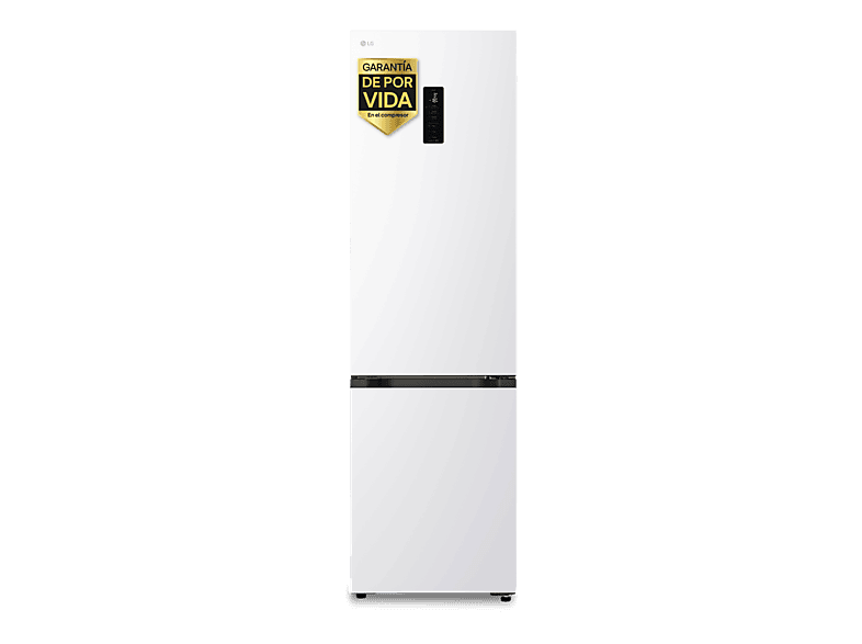 LG Frigorífico combi - LG GBBS525CSW, No Frost, 203 cm, 375 l, DoorCooling+™, Digital FRESHConverter+™, Blanco