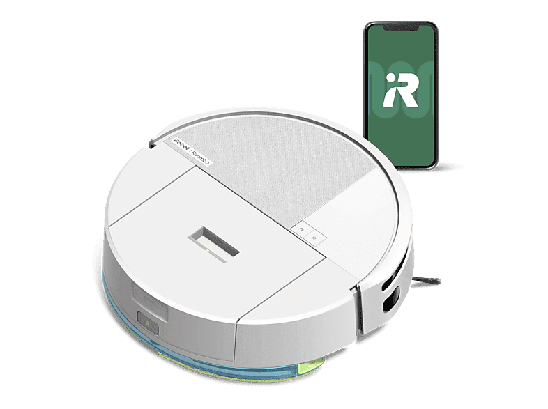 Robot friegasuelos - iRobot Roomba 205 Combo DustCompactor, 1820 ml, 12.8 V, Autonomía 3 h, 63 dB(A), Blanco