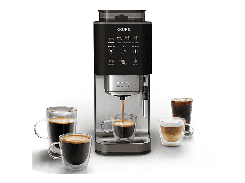 KRUPS SA403B Coffee Crush Experience Kaffeevollautomat Lioness