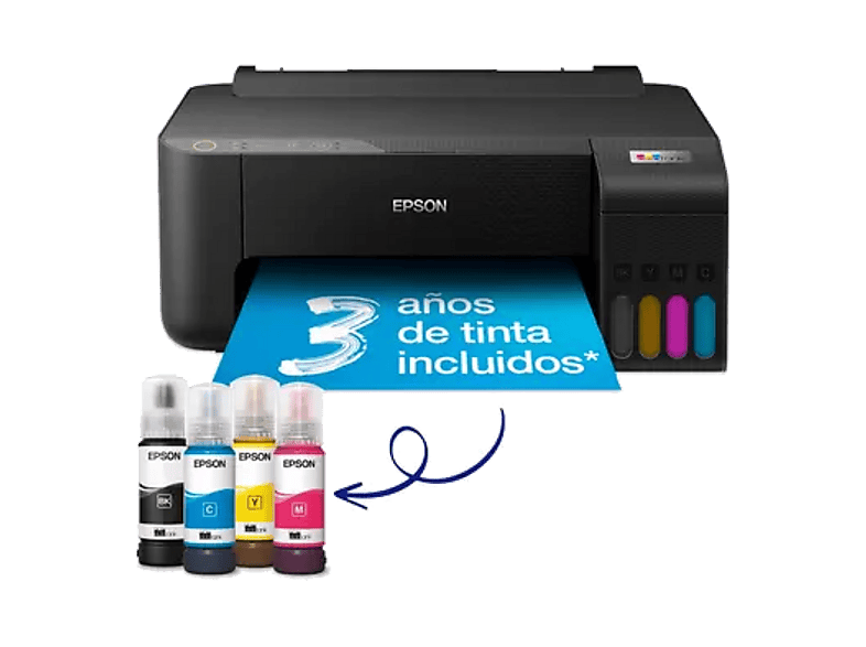 EPSON Impresora tinta - Epson EcoTank ET-1810, Color, WiFi, Tinta recargable