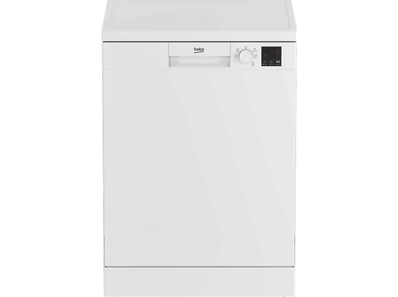 Lavavajillas - Beko DVN05320W, 13 servicios, 5 programas, 60 cm, WaterSafe™, Blanco