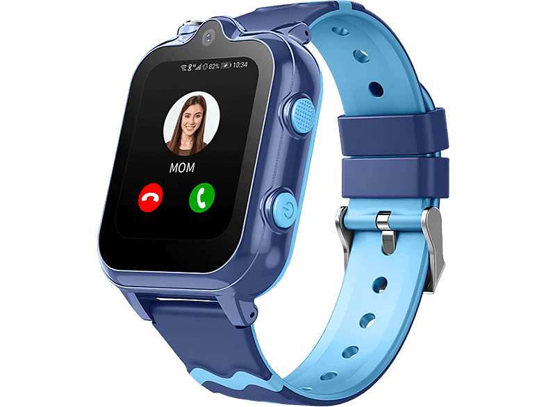 Reloj inteligente con gps mensajes videollamada 4g para niñas y niños Smartwatch Klack® - KLACK RELOJNINOS4G_AZUL, Azul