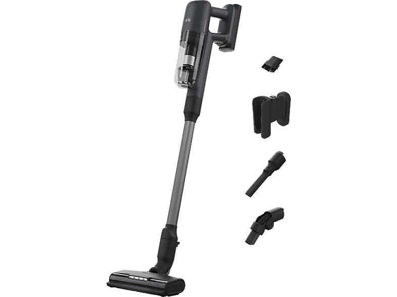 AEG Aspirador escoba - AEG 900 402 183, 3,6 V, Depósito 0,3 l, Autonomía 50 min, Azul Denim