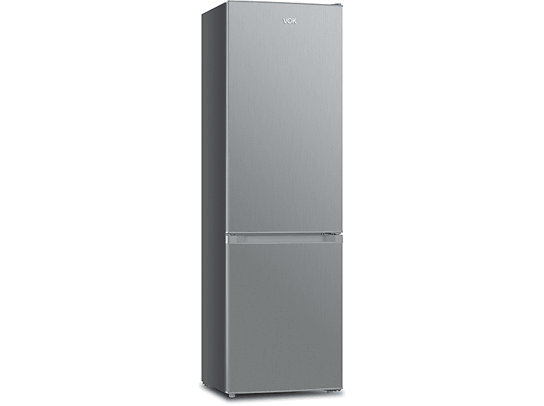 Frigorífico combi - VOK EVR-244DEI, Puertas Reversibles, Capacidad 244 l, Altura 180 cm, Inox