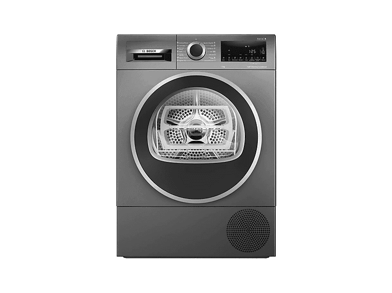 Secadora bomba de calor - BOSCH WQG245DRES, Bomba de calor, 9 kg, 14 programas, Steel - Image 1