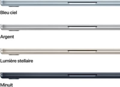 Ordinateur Apple MACBOOK Air 13' M4 CPU10 GPU10 16Go 512Go Minuit - Image 3