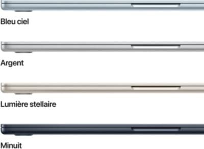 Ordinateur Apple MACBOOK Air 15' M4 CPU10 GPU10 16Go 256Go Minuit - Image 3