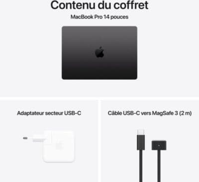 Ordinateur Apple MACBOOK Pro 14' M4 Pro 24Go CPU12 GPU16 512Go N - Image 8
