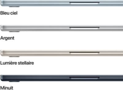 Ordinateur Apple MACBOOK Air 13' M4 CPU10 GPU10 24Go 512Go Minuit - Image 3