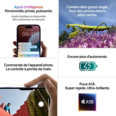 Smartphone APPLE iPhone 16e Noir 128Go - Image 7
