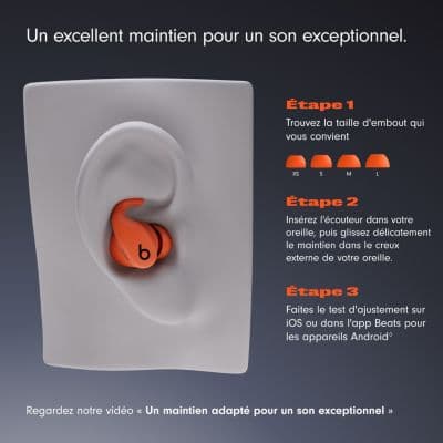 Ecouteurs sport BEATS Powerbeats Fit Orange - Image 3