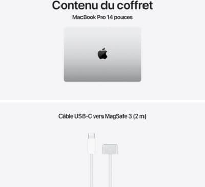 Ordinateur Apple MACBOOK Pro 14' M5 16Go CPU10 GPU10 512Go Argent - Image 9