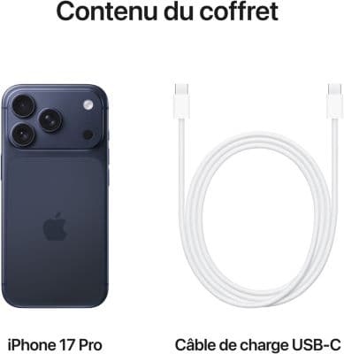 Smartphone APPLE iPhone 17 Pro Bleu intense 256Go - Image 8