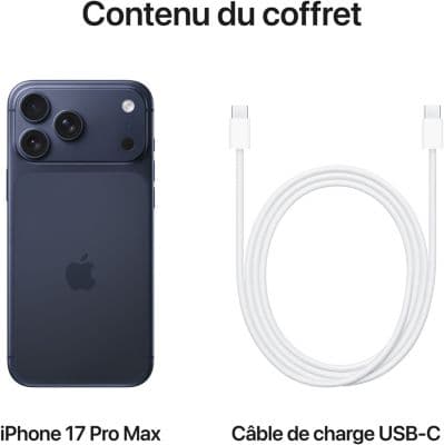 Smartphone APPLE iPhone 17 Pro Max Bleu intense 256Go - Image 8