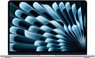 Ordinateur Apple MACBOOK Air 13" Puce M5 CPU 10 / GPU 8 coeurs Mémoire RAM 16Go Stockage 512Go SSD Bleu ciel