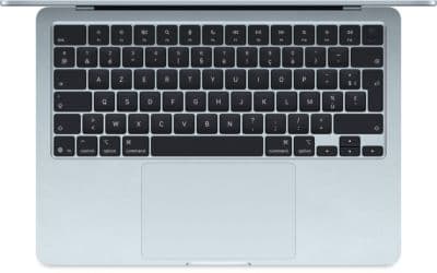 Ordinateur Apple MACBOOK Air 13" Puce M5 CPU 10 / GPU 8 coeurs Mémoire RAM 16Go Stockage 512Go SSD Bleu ciel - Image 2
