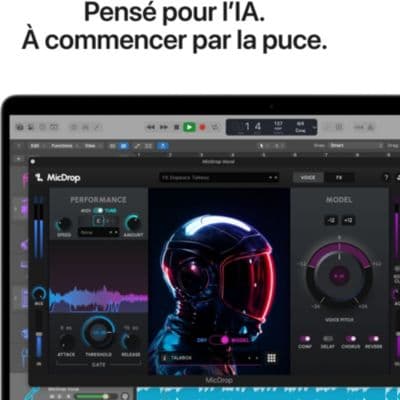Ordinateur Apple MACBOOK Pro 14" Puce M5 Pro CPU 15 / GPU 16 coeurs Mémoire RAM 24Go Stockage 1To SSD XDR Argent - Image 4