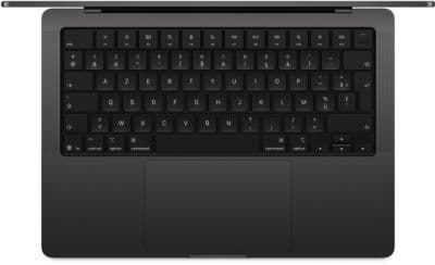 Ordinateur Apple MACBOOK Pro 14" Puce M5 Pro CPU 15 / GPU 16 coeurs Mémoire RAM 24Go Stockage 1To SSD XDR Noir sidéral - Image 2