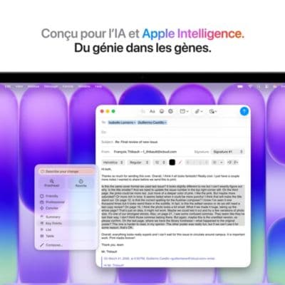 Ordinateur Apple MACBOOK Neo Puce A18 Pro CPU 6 / GPU 5 coeurs Mémoire RAM 8Go Stockage 512Go SSD Argent avec Touch ID - Image 7