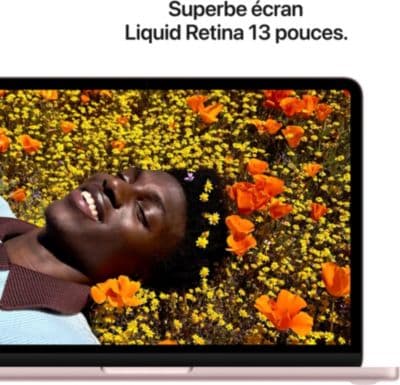 Ordinateur Apple MACBOOK Neo Puce A18 Pro CPU 6 / GPU 5 coeurs Mémoire RAM 8Go Stockage 512Go SSD Rose poudré avec Touch ID - Image 5