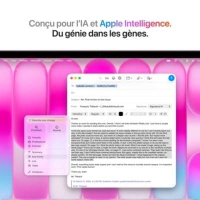 Ordinateur Apple MACBOOK Neo Puce A18 Pro CPU 6 / GPU 5 coeurs Mémoire RAM 8Go Stockage 512Go SSD Rose poudré avec Touch ID - Image 7