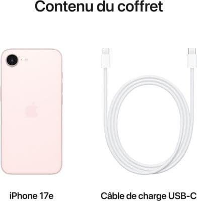 Smartphone APPLE iPhone 17e Rose Pastel 256Go - Image 7