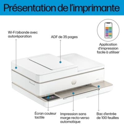 Imprimante jet d'encre HP Envy 6532e éligible Instant Ink - Image 3