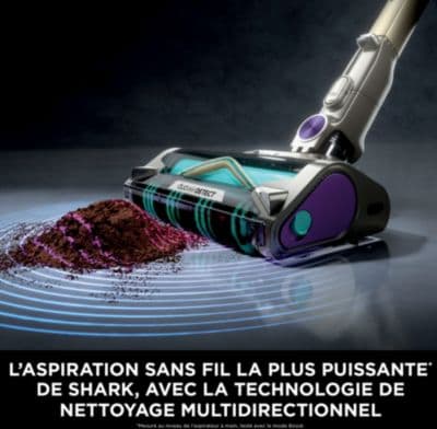 Aspirateur balai SHARK PowerDetect avec base de vidage automatique IP3251EUT - Image 4