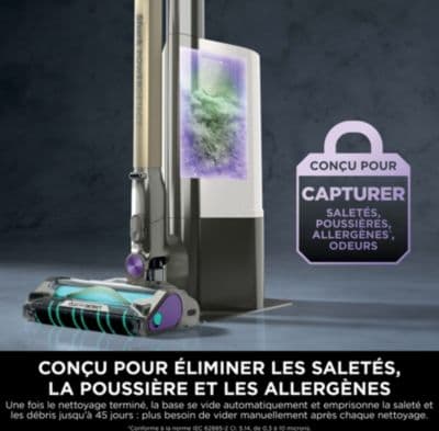 Aspirateur balai SHARK PowerDetect avec base de vidage automatique IP3251EUT - Image 7