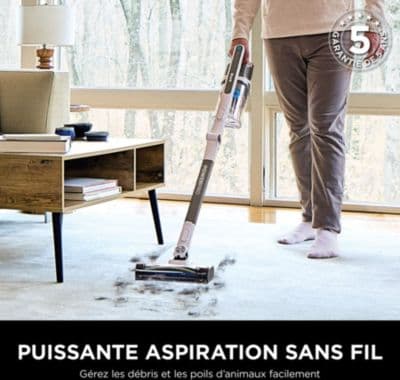 Aspirateur balai SHARK IZ380EUT PowerPro Pet avec brosse motorisée pour poils d’animaux - Image 3