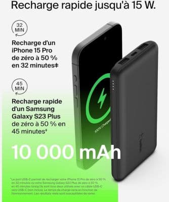Station de charge BELKIN 10000 mAh noir - Image 6