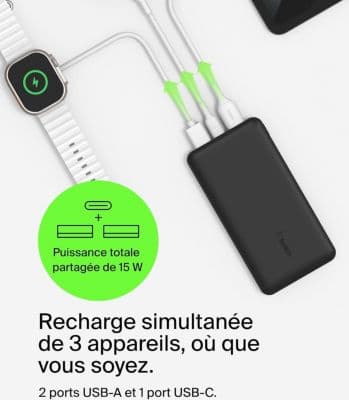 Station de charge BELKIN 10000 mAh noir - Image 7