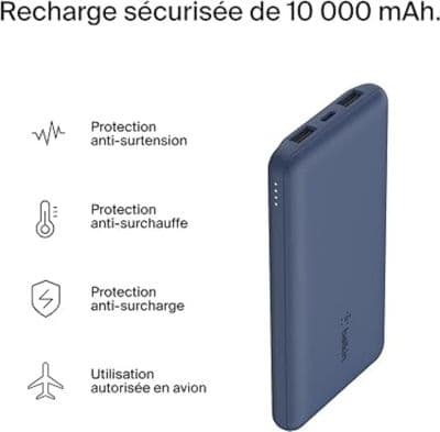 Batterie externe BELKIN 10000 mAh bleu - Image 7