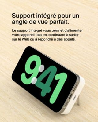 Batterie externe BELKIN 10000 mAh 15W MagSafe avec support - Image 5